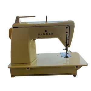 Singer Touch & Sew Deluxe Zig Zag Model 635 Sewing Machine Vintage Rare